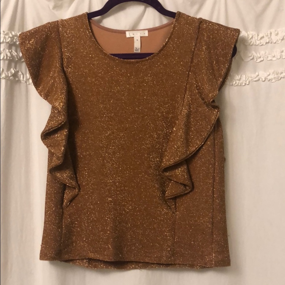 Leith gold blouse